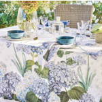 Garnier Thiebaut Jardin De Bretagne Bleu Tablecloth