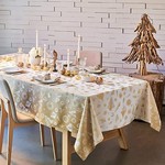 Garnier Thiebaut Mille Merry Gold Cotton Tablecloth
