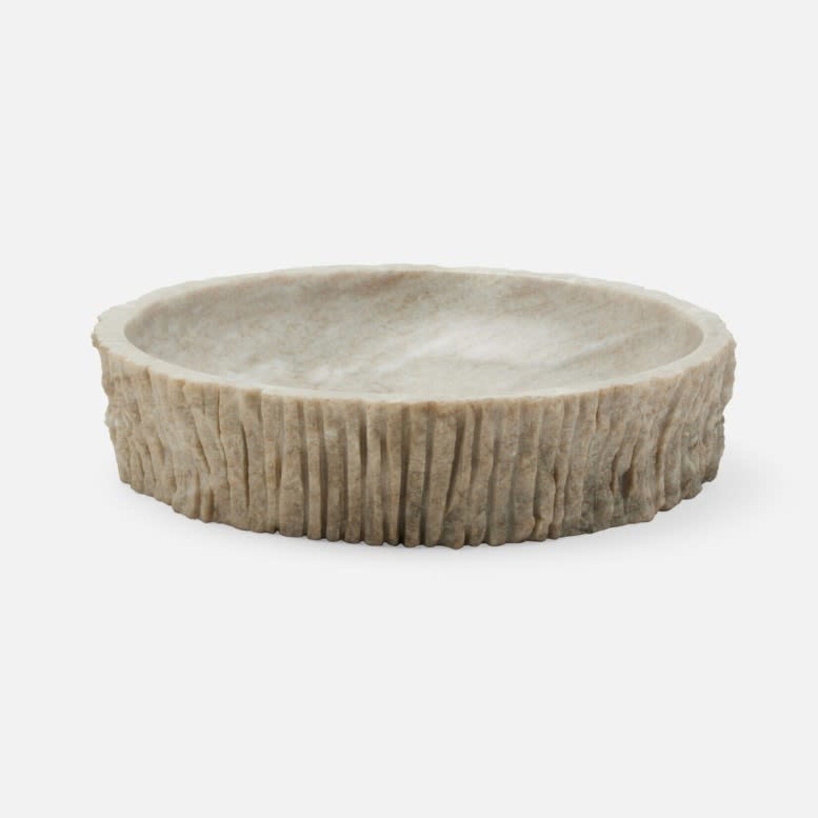Made Goods Zakai Bowl Large Beige Marble