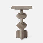 Made Goods Kordelle Accent Table Light Grey Wood
