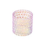 Anaya Technicolor Mosaic Glass Votive Candleholder 3x3
