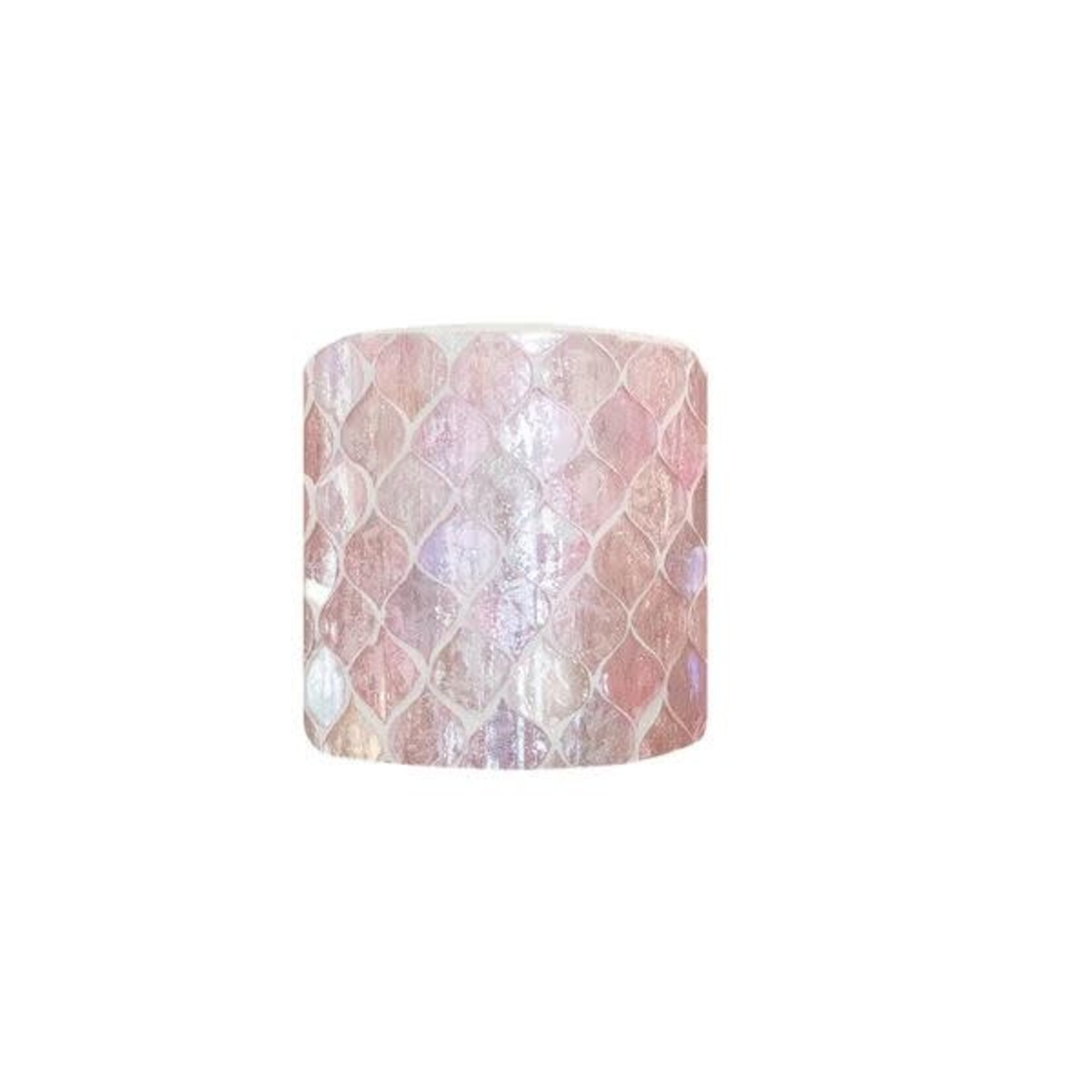 Anaya Diamond Mosaic Glass Votive 3.5x4
