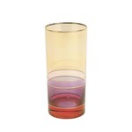 Vietri Regalia Deco Red High Ball Glass