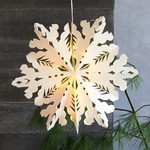 Texxture Flurry LED Snowflake Petunia Ornament