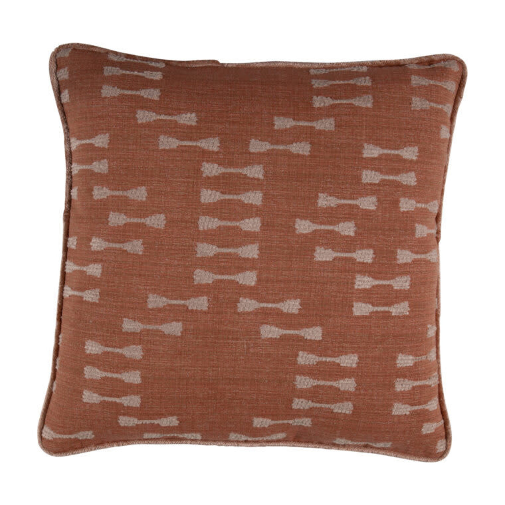 Gabby Paddle Stripe Terracotta 20x20 Pillow