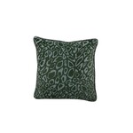 Gabby Leopard Forest 22x22 Pillow with Feather Insert