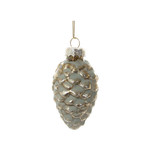 Shishi LLC Glass Cone Antique Green Ornament