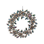 Shishi LLC Jewel Wreath Aquamarine Ornament