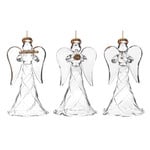 Shishi LLC Clear Glass & Gold Angel Ornament