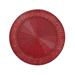 Kim Seybert Holiday Sparkle Placemat Red