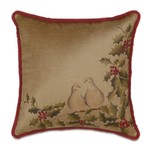 Eastern Accents Two Turtle Doves 20x20 Holiday Pillow