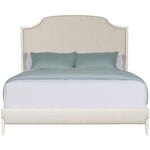 Vanguard Furniture Lillet Stocked King Bed  Neiman Pearl  Sparrow Finish