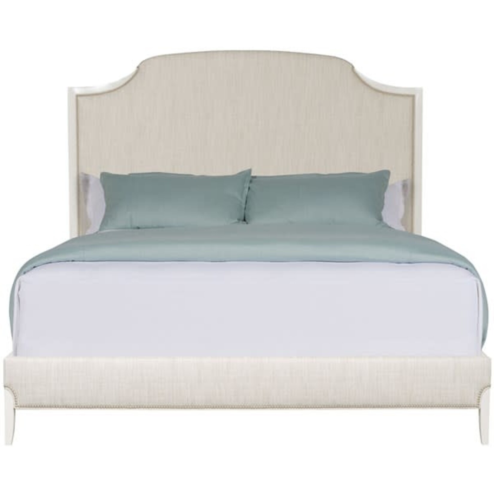 Vanguard Furniture Lillet Stocked King Bed  Neiman Pearl  Sparrow Finish
