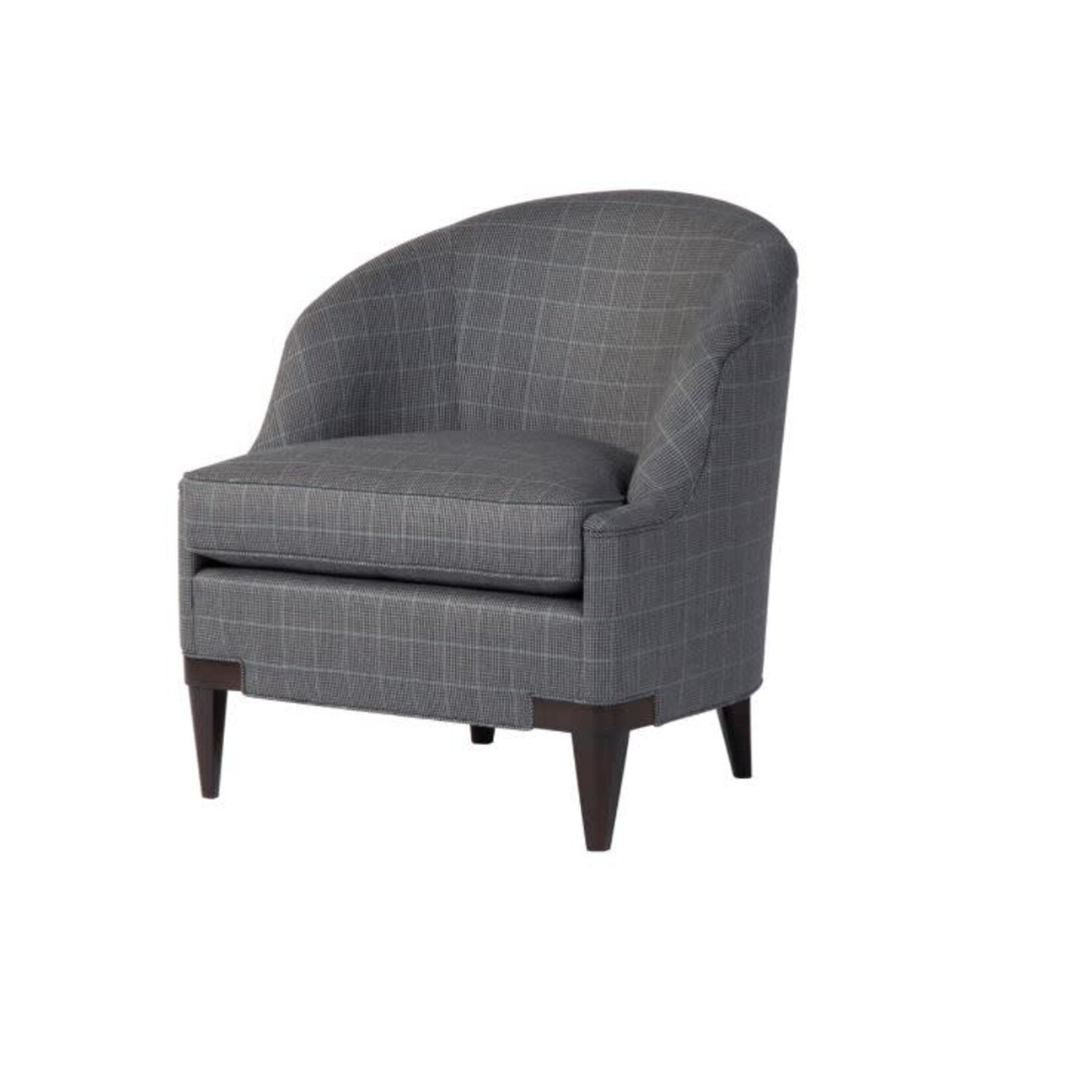 Theodore Alexander Lafayette Blue Velvet Chair