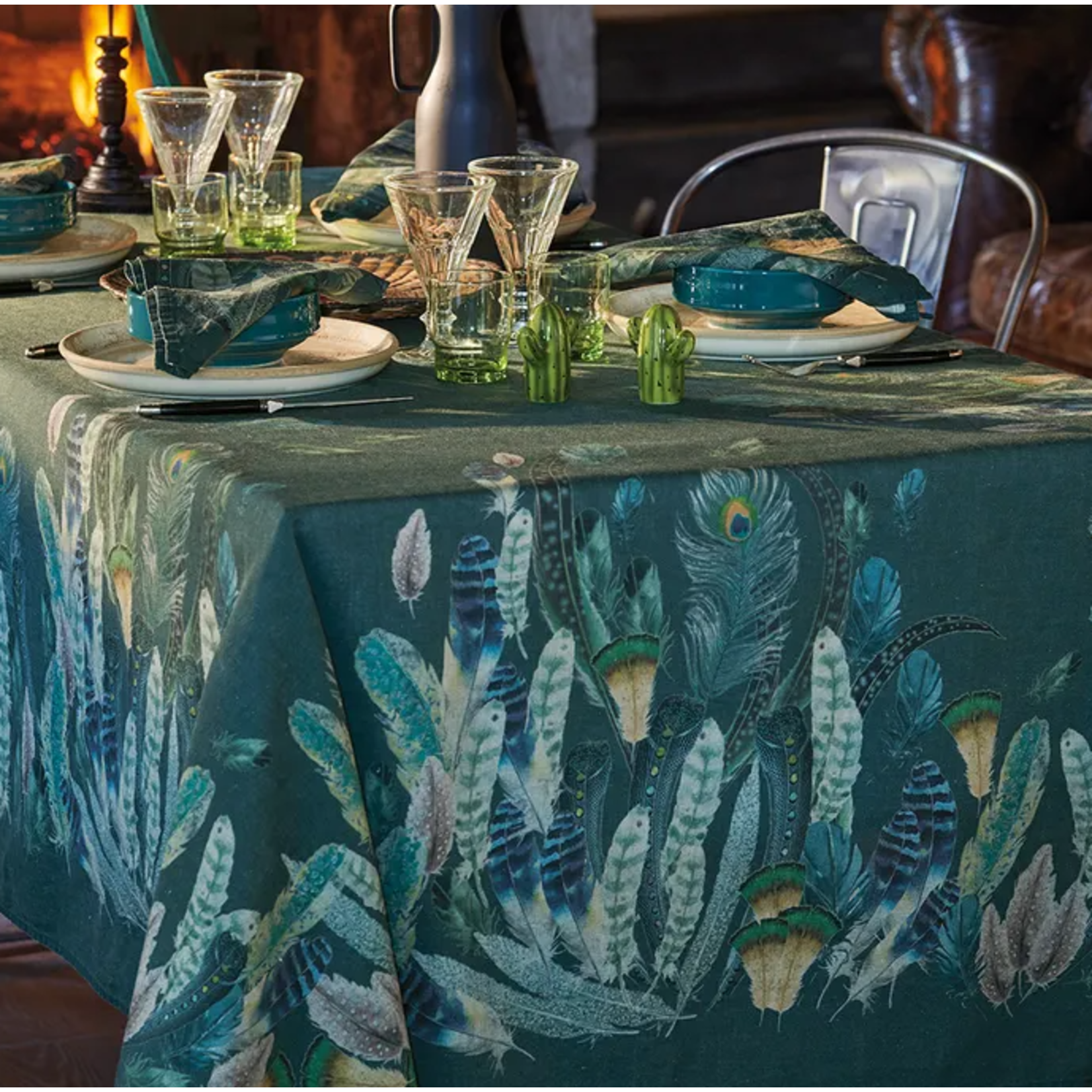 Garnier Thiebaut Panache Canard Tablecloth