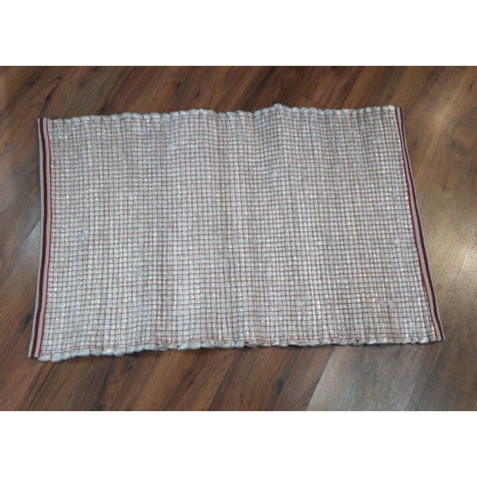 Rhadi Living Clear Recycled Plastic Indoor/Outdoor Floor Mat 2' x 3'