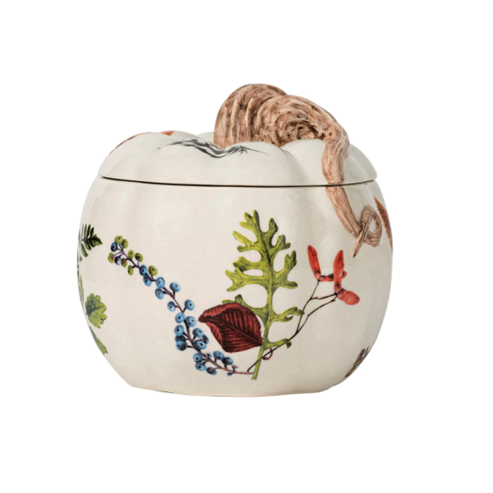 Juliska Forest Walk Cafe Au Lait Ceramic Pumpkin Jar