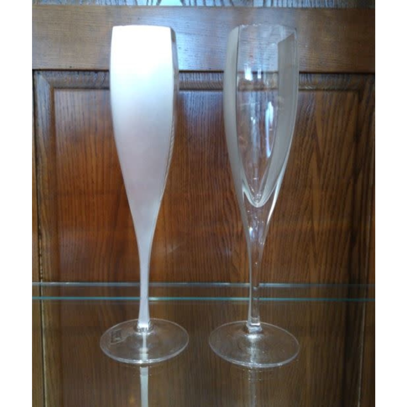 Alan Lee Collection Square Tuscany Champagne Flute Silver