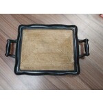 Chehoma Basketweave Tray in Resin