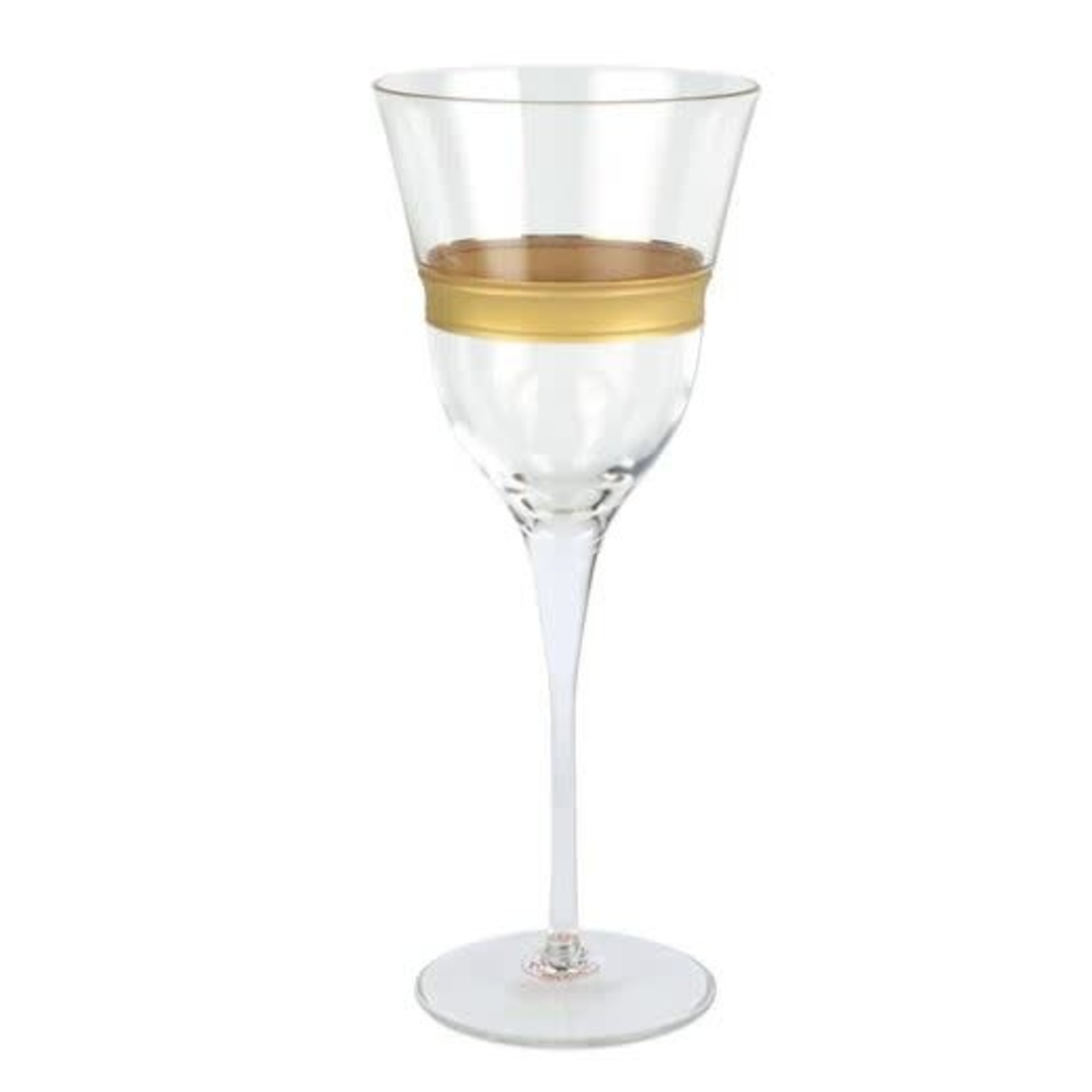 Vietri Raffaello Banded Wine Glass