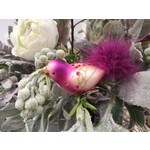 Katherine's Collection Purple Bolshoi Bird Clip Ornament