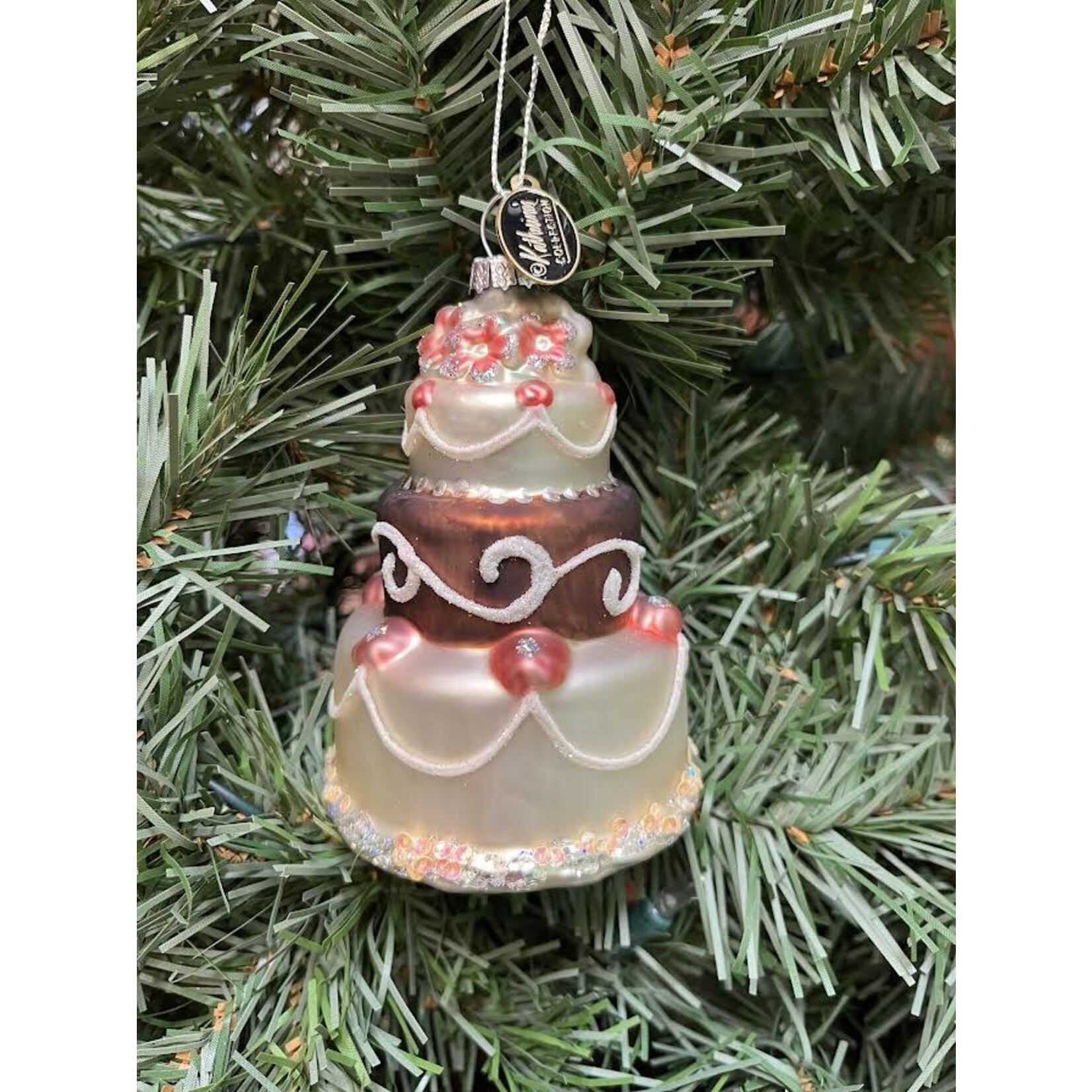 Katherine's Collection Antique Cake Christmas Ornament