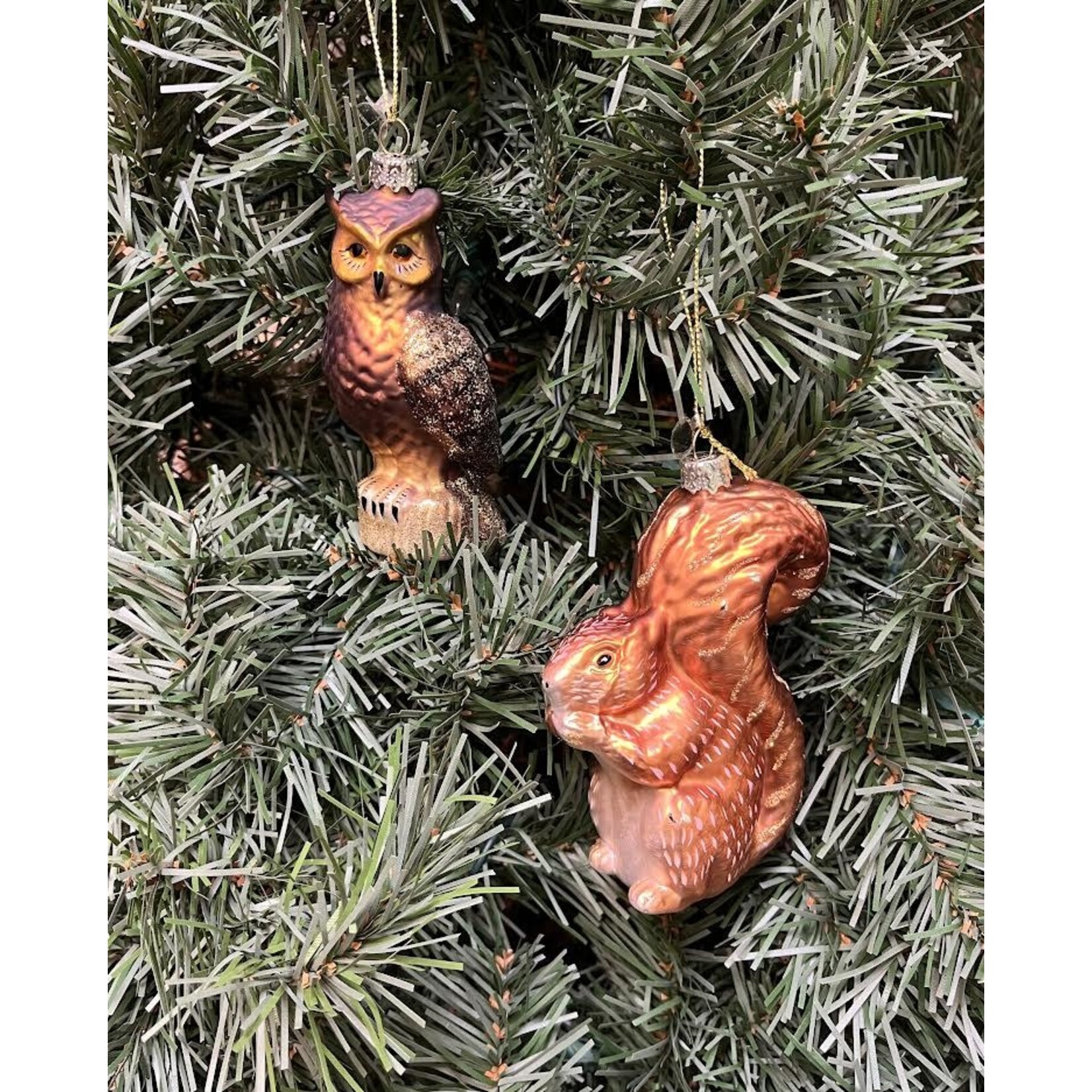 Two's Company Winter Woodland Animal Ornament