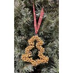 Two's Company Gold Jingle Bells Ornament 5"