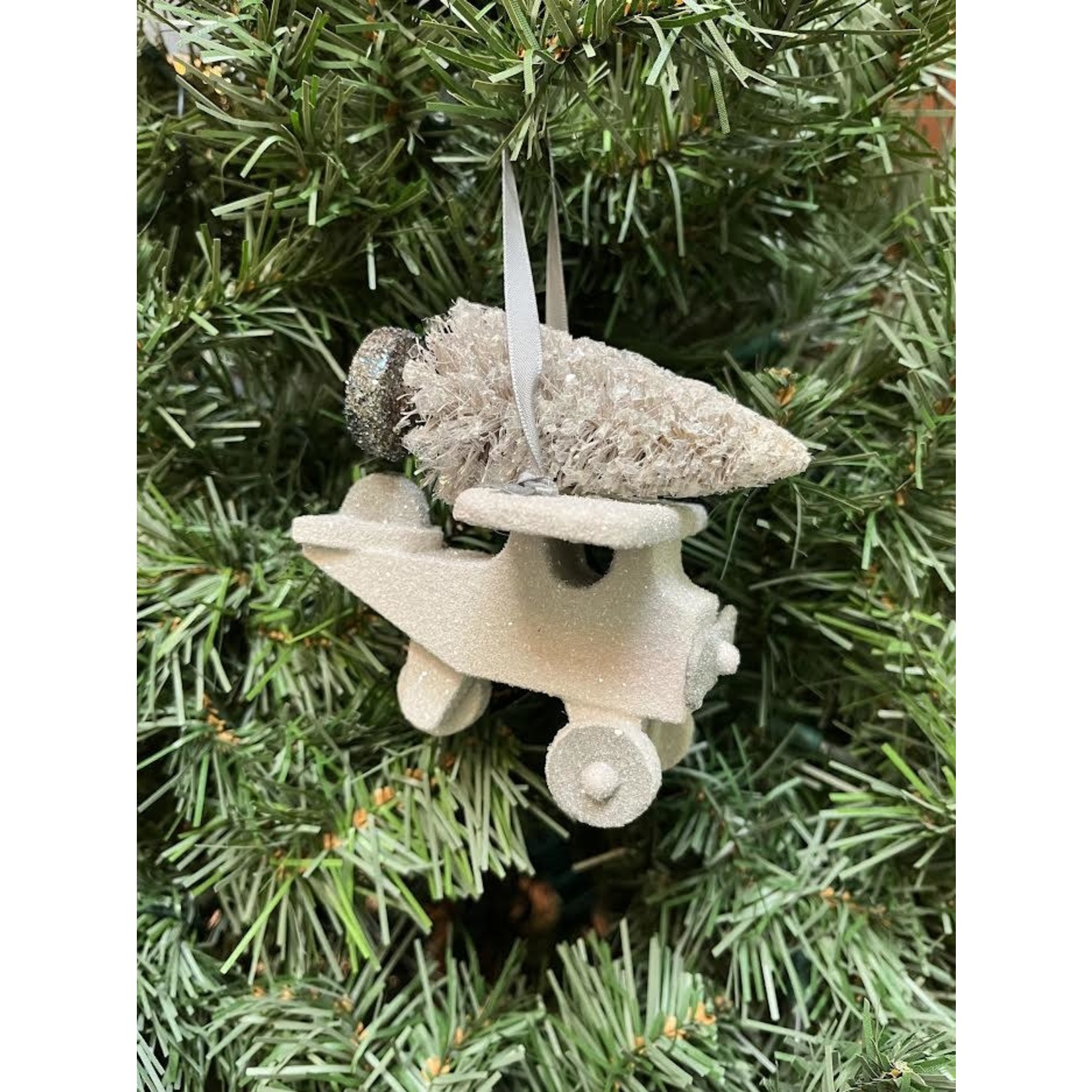 Sherri's Designs Airplane With Tree Ornament Dove