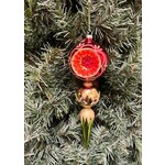 Katherine's Collection North Pole Red Green Gold  Finial Ornament