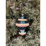 Katherine's Collection Large Sculpted Blue Finial Ornament