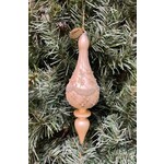 Katherine's Collection Gilded Gold Glass Finial Ornament