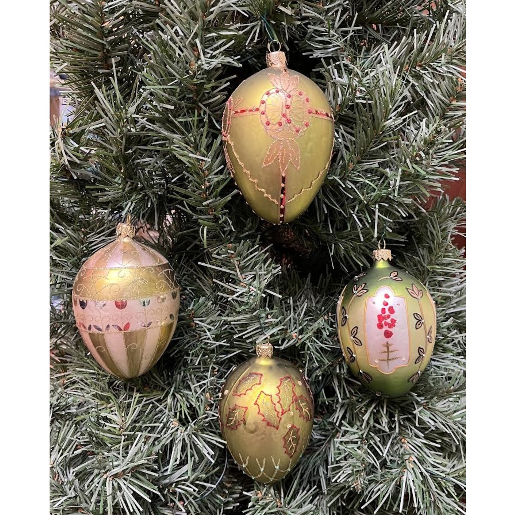 Tannenbaum Treasures Eggs Assortment  Green Ornament