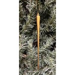 Shishi LLC Glass Icicle Gold Leaf Large Ornament