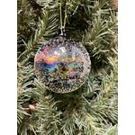 Zodax Dark Luster Studded Ball Ornament 4" Medium