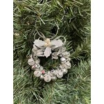 Katherine's Collection Bell Wreath Ornament Silver