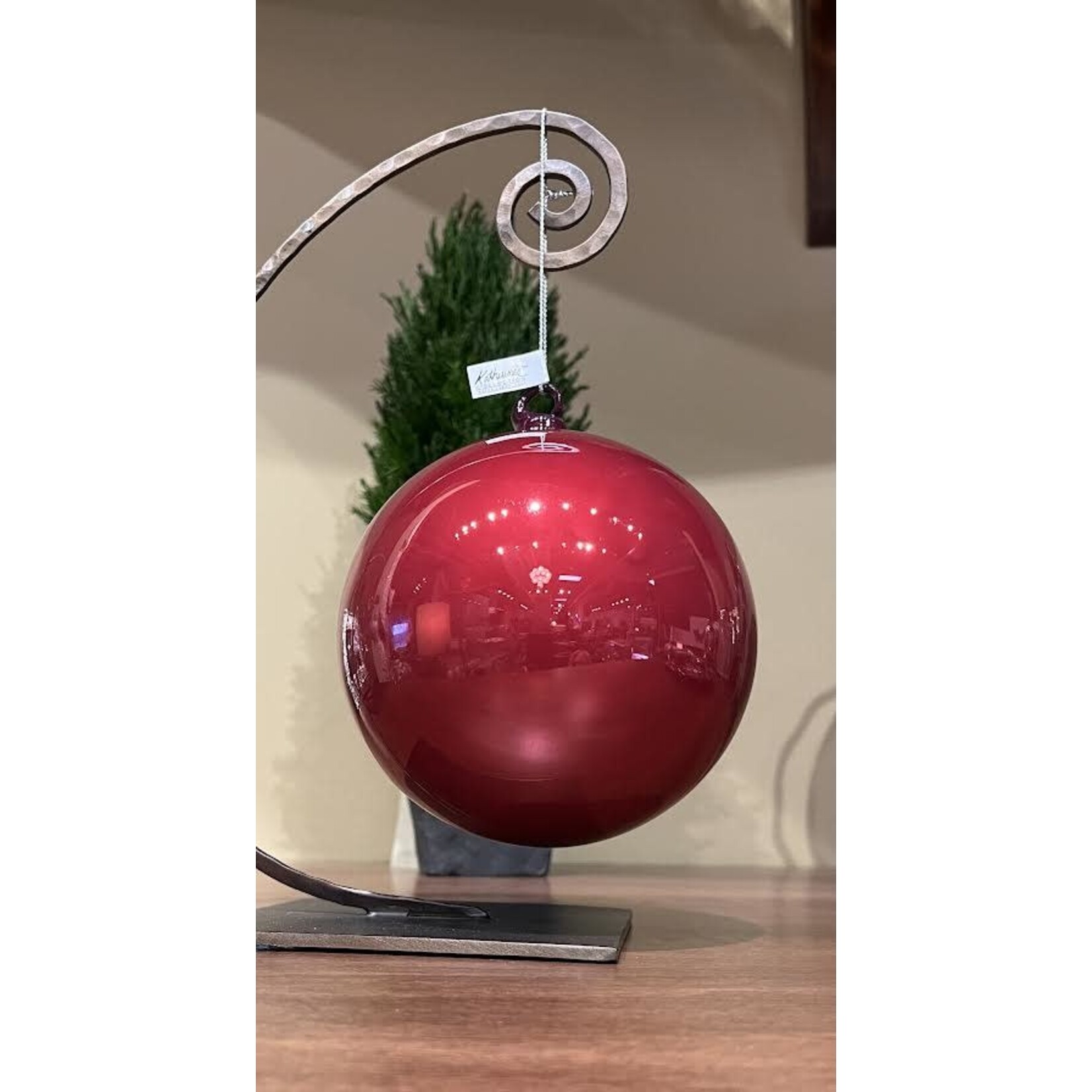 Katherine's Collection Pink Glass Ball Ornament