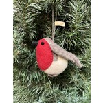 Roost Cheerful Red Robin Felt Ornament