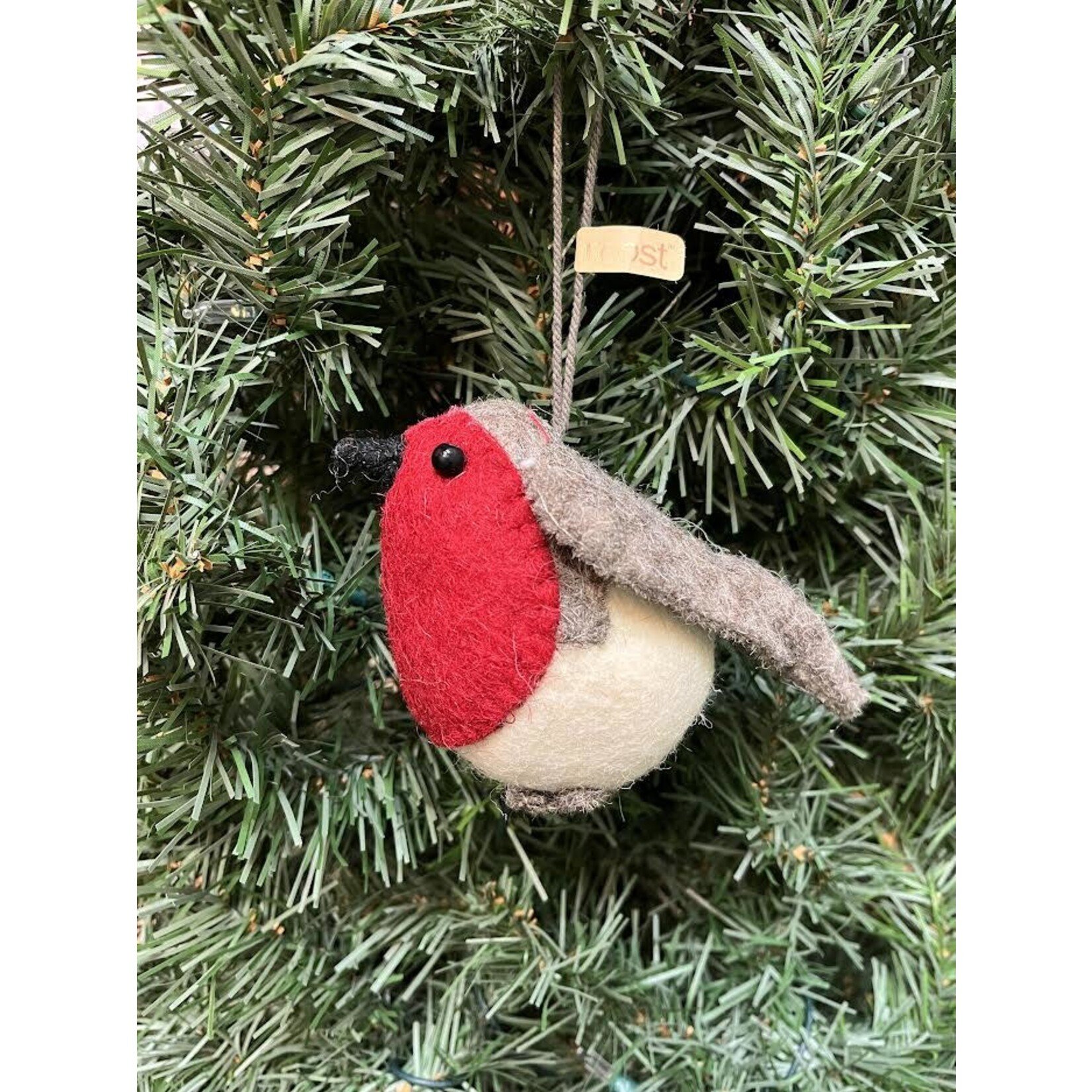 Roost Cheerful Robin Ornament