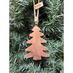 Roost Rustic Copper Cut Out Tree Ornament