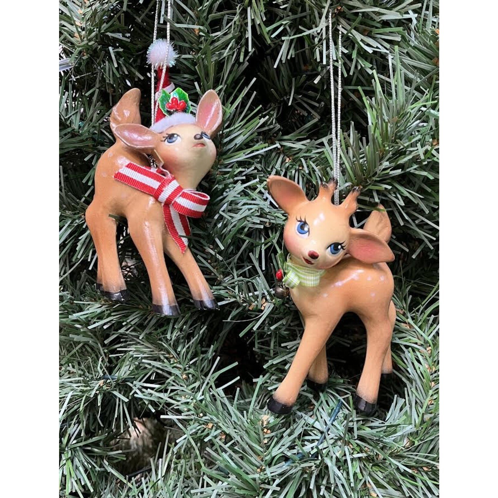 Katherine's Collection Fawn Reindeer Christmas Ornament