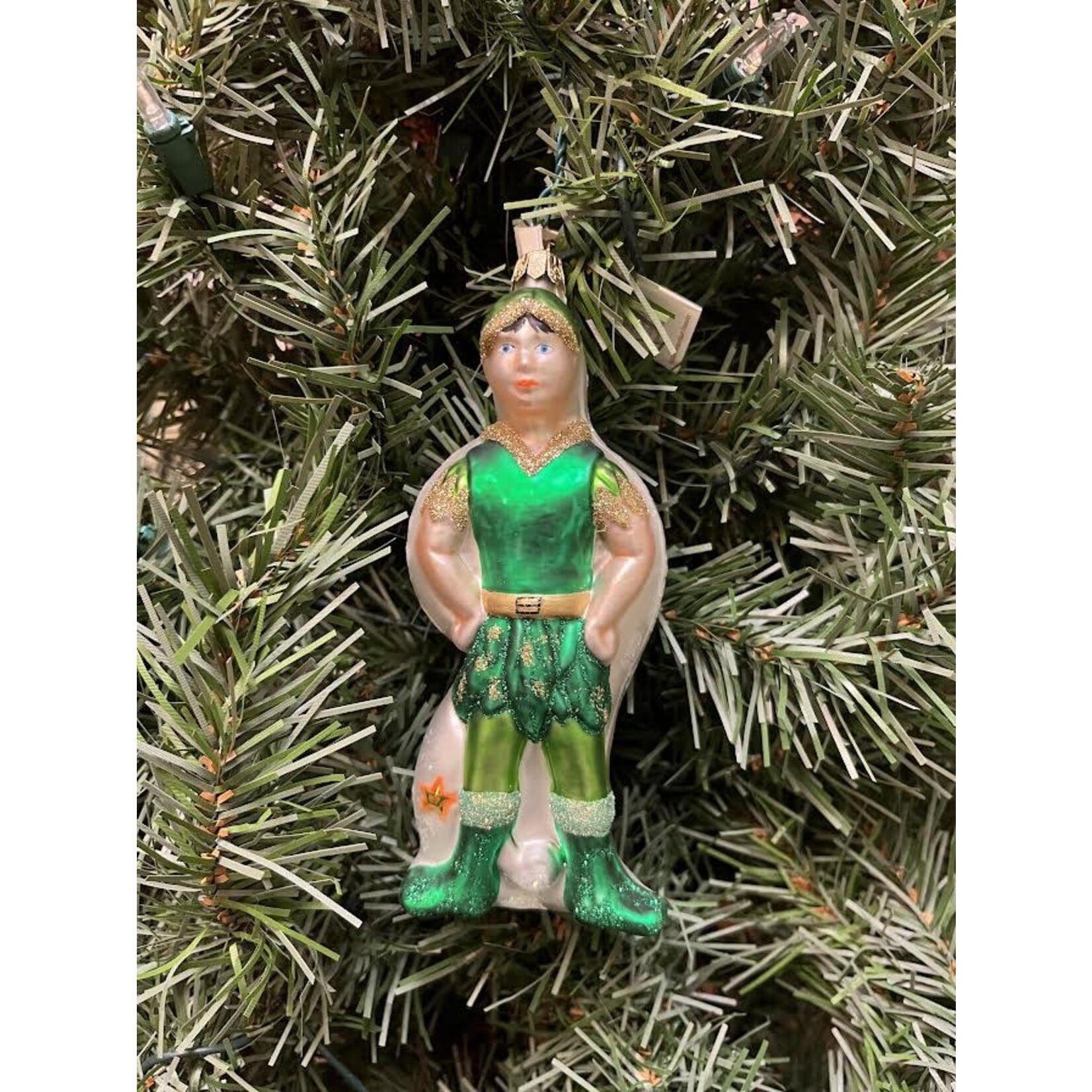 Tannenbaum Treasures Peter Pan Glass Ornament