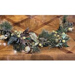 Katherine's Collection Jeweled Encrusted Green Poinsettia Grape Swag
