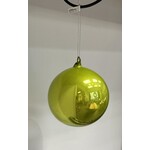 Katherine's Collection Journey Pearlized Medium Green Glass Ball Ornament