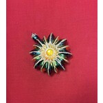 Katherine's Collection Dimensional Star Blue Yellow Ornament