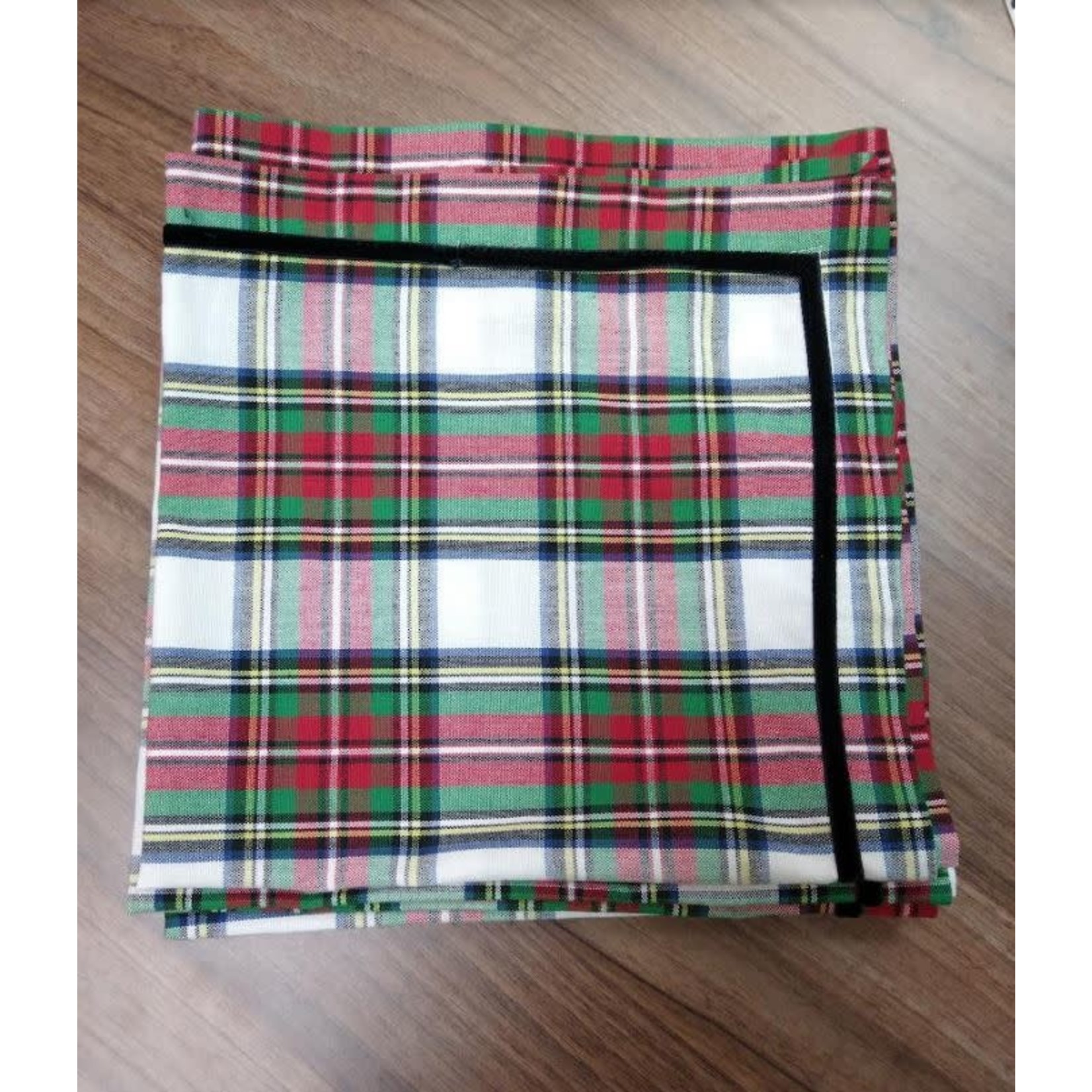 Juliska Stewart Tartan Holiday Cotton Napkin