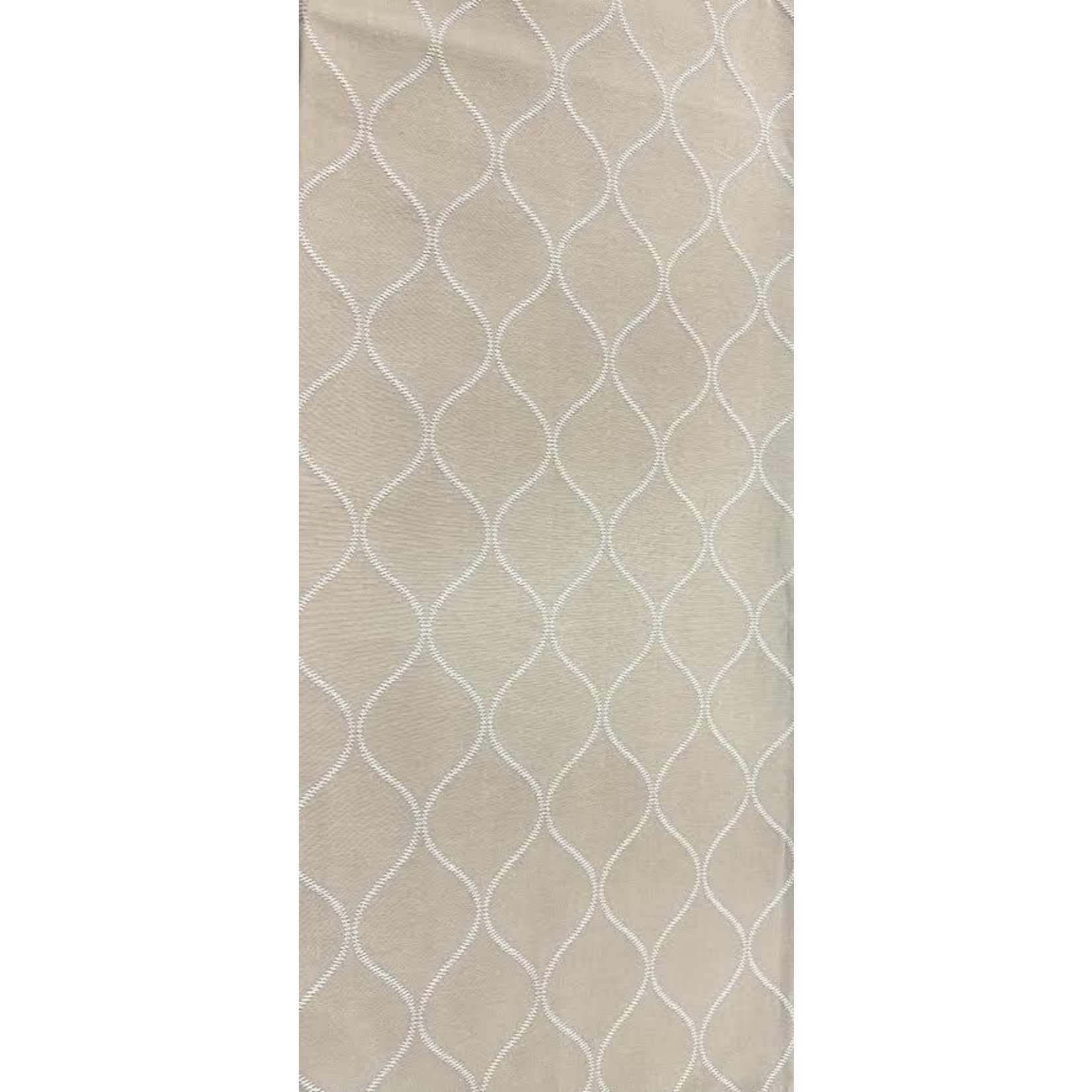 Karen Lee Ballard Crisp Tan Decorative Tablecloth - 54x54