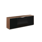 Bellini Modern Living Enrico TV Stand Black and Walnut