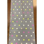 La Maisonnette Coated Multicolor Polka Dot Tablecloth