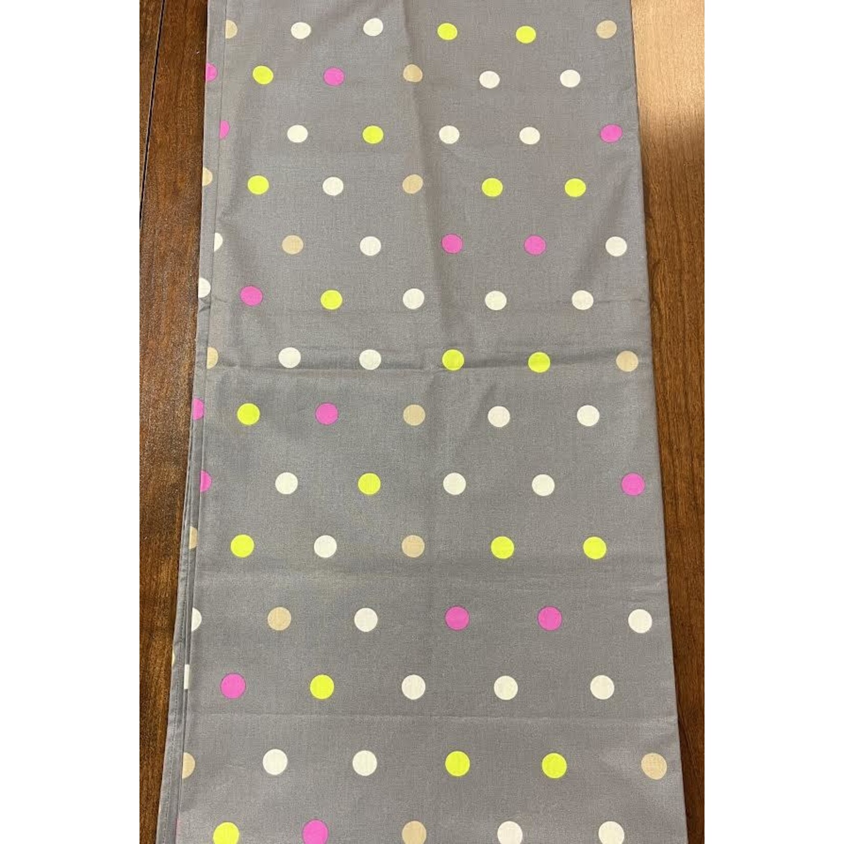 La Maisonnette Coated Multicolor Polka Dot Tablecloth